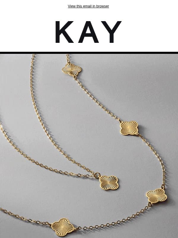 Your Next Obsession? It’s on Sale! ✨ email from Kay Jewelers