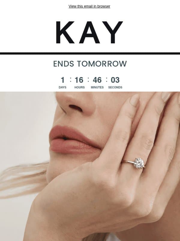 Up to 50% OFF† Select Specials Are Calling ✨ email from Kay Jewelers