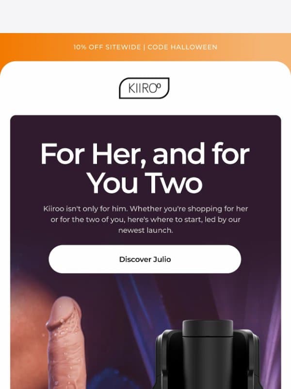 For her, and for you two 🔥 email from Kiiroo