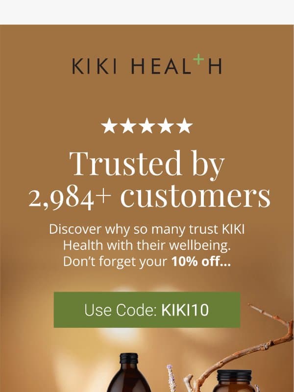 What our customers are saying email from KIKI Health