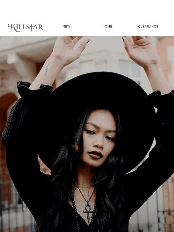 Welcome to KILLSTAR 🖤✨ email from Killstar