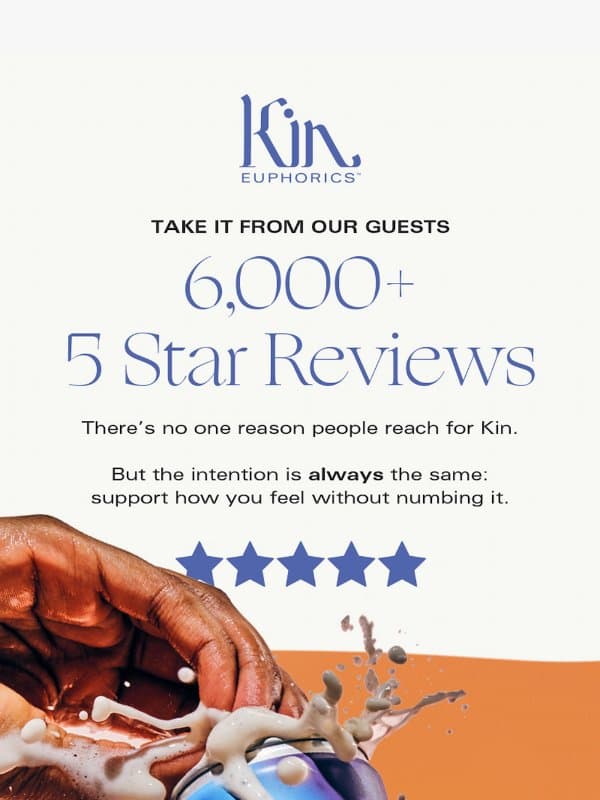 “I haven't slept through the night in years.” email from Kin Euphorics