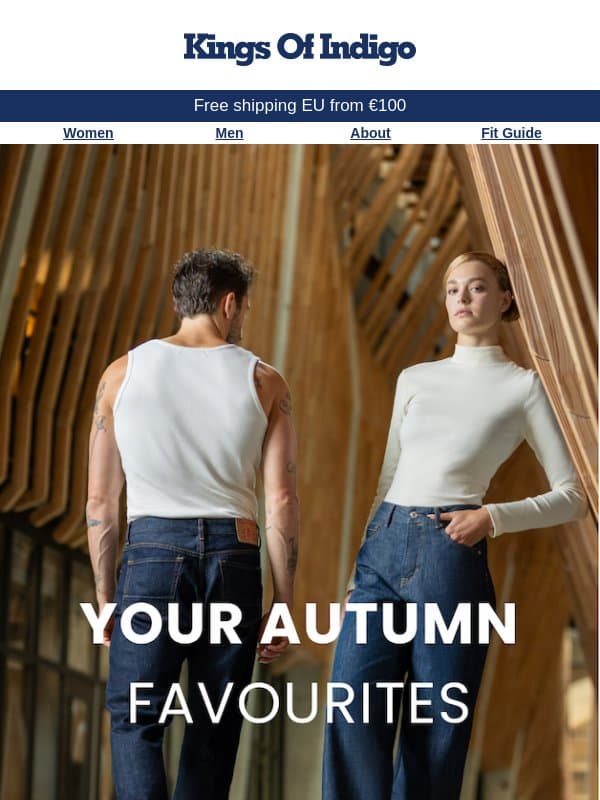 Your autumn fit, sorted π§Ά email from Kings of Indigo