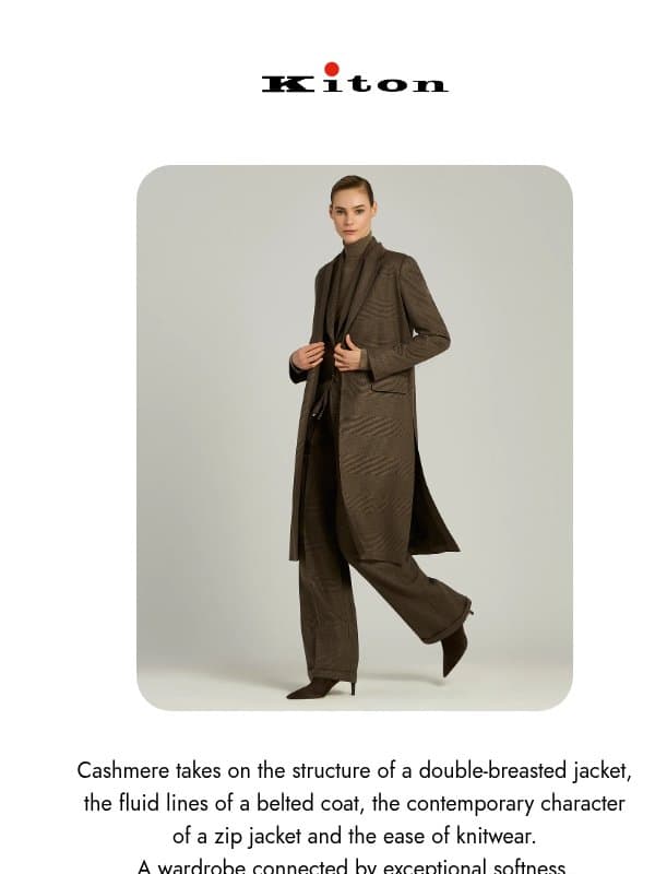 Cashmere Expressions email from Kiton