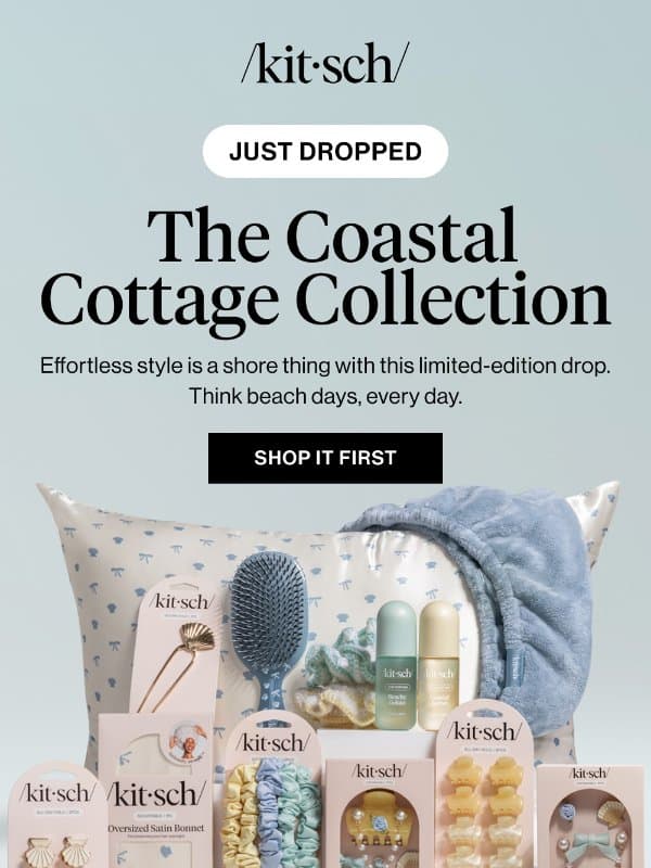 NEW Coastal Cottage Collection 🐚 email from Kitsch