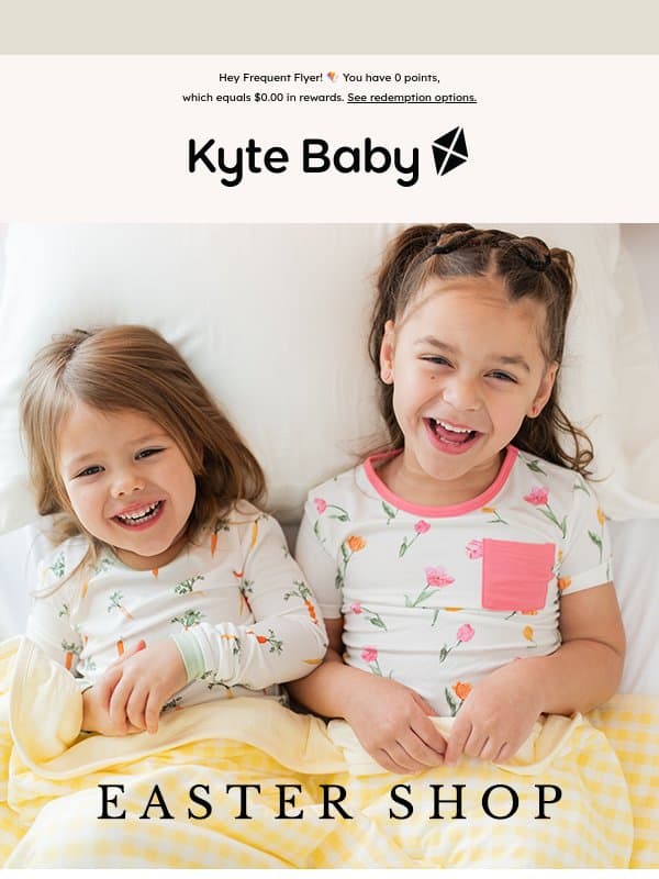 Easter Florals + Gingham 🌷 🥕 email from Kyte