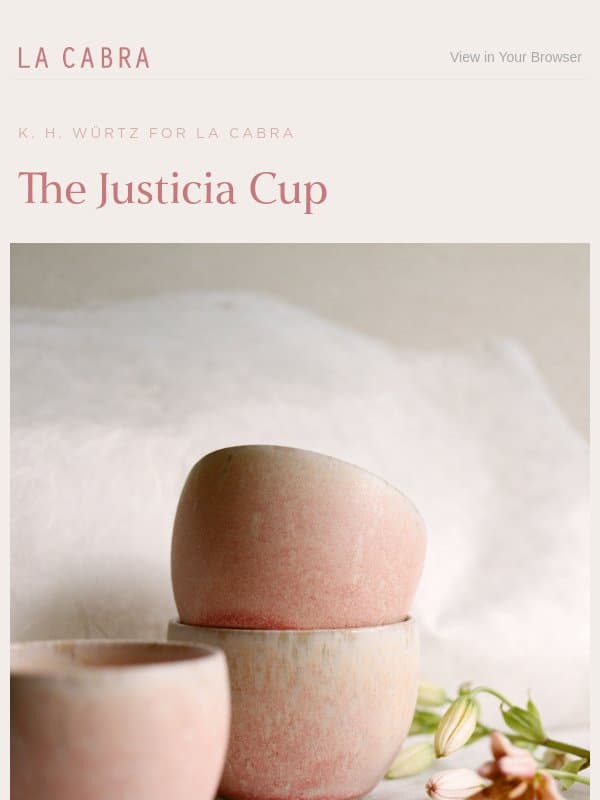 Madrid — The Justicia Cup email from La Cabra Coffee Roasters