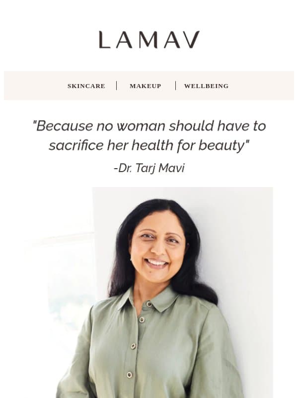 Meet Our Founder: The Visionary Behind Radiant Skin ☀️ email from La Mav