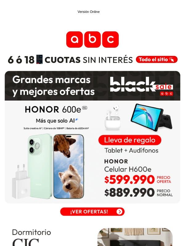 🔥 Hasta 50% dcto en tecnología, hogar, muebles y más email from La Polar