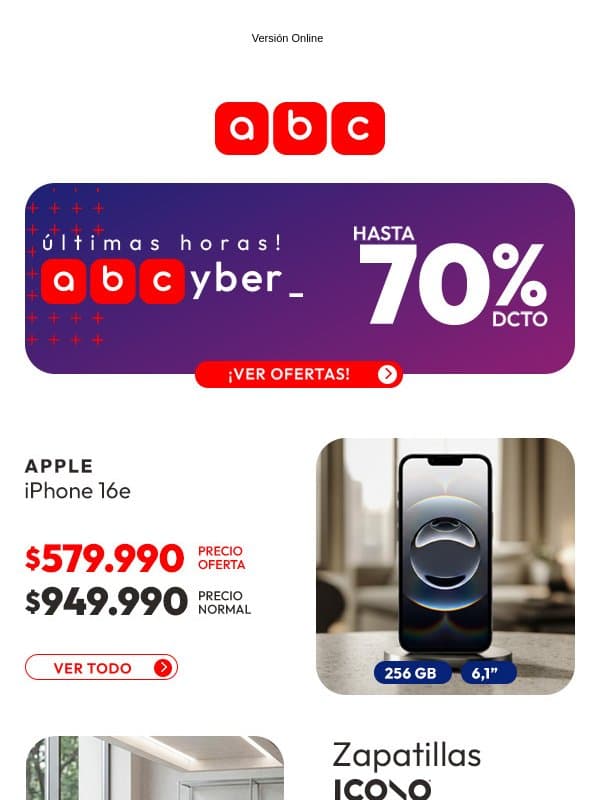 Se acaba Cyber ☹️ email from La Polar