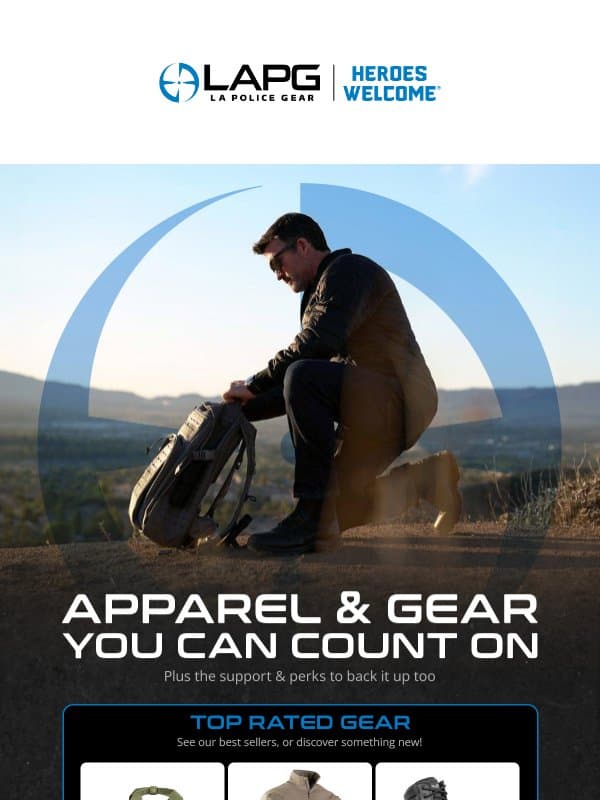 Apparel & gear you can count on email from LA Police Gear
