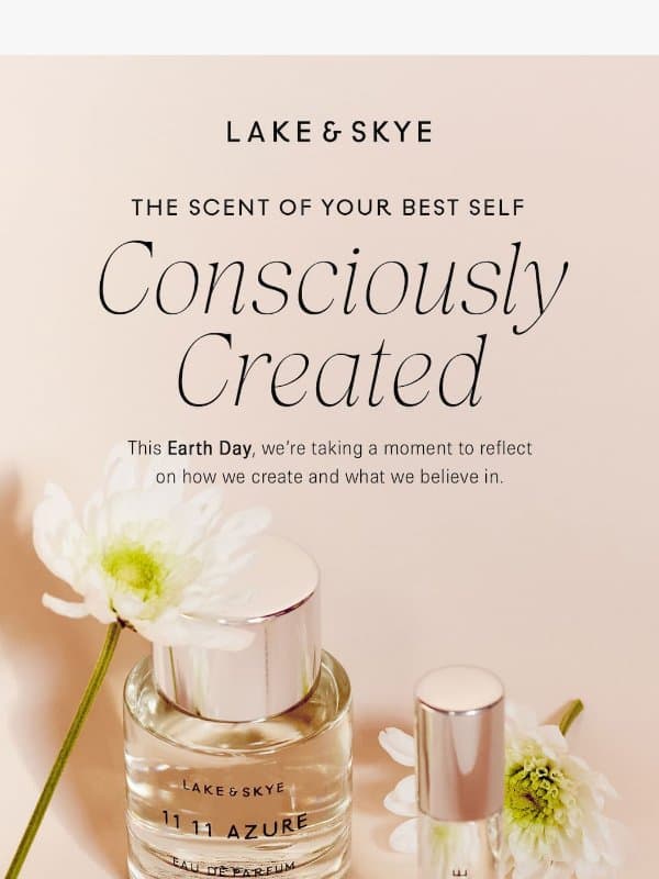Consciously Created, Always email from Lake & Skye