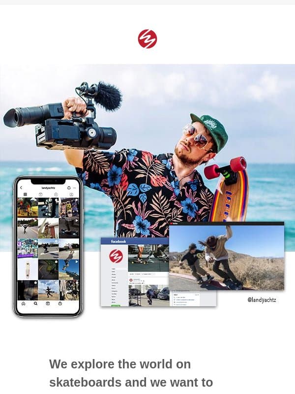 Keep up with what's new at Landyachtz email from Landyachtz