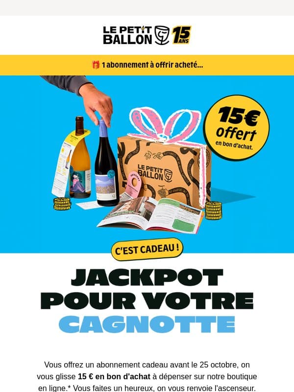 On a un deal ? 😏 email from Le Petit Ballon