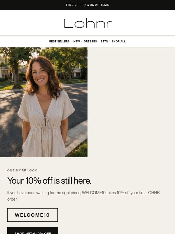 10% off: A Quieter Way To Dress email from Le Puzz