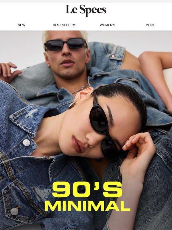 REFINED & MINIMAL email from Le Specs