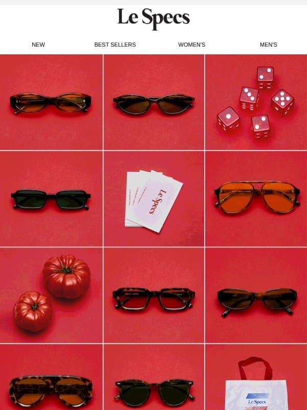 LE SPECS GIFT GUIDE email from Le Specs