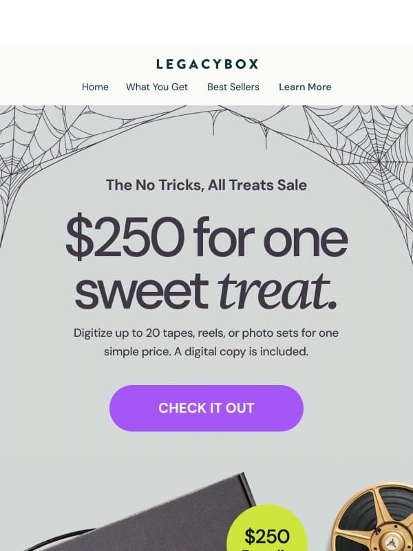 The Scariest Thing in Your Closet 👻 email from Legacybox