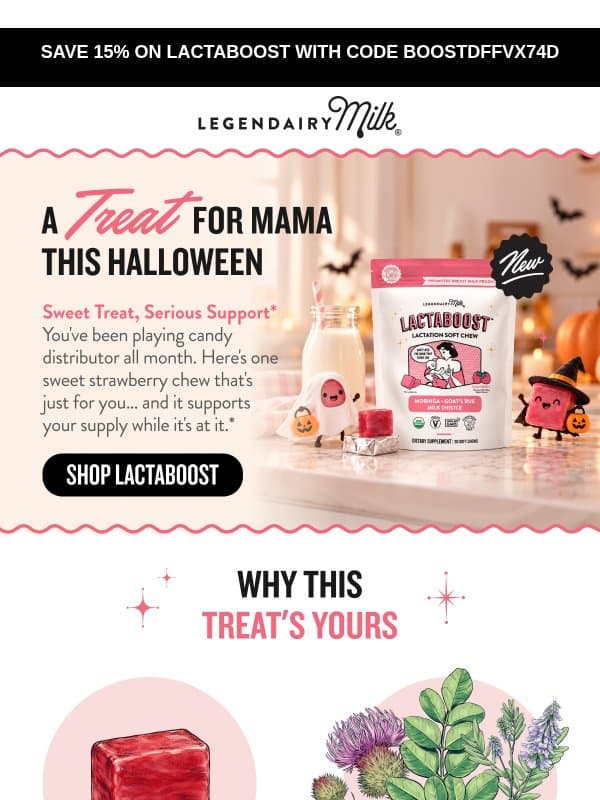 The treat you don't have to steal from their stash 🍭 email from Legendairy Milk