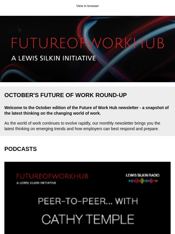 Are we creating an AI opportunity gap at work? email from Lewis Silkin