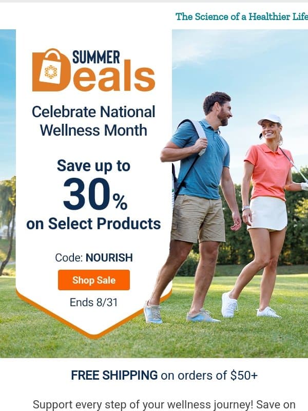 🫵 (Up to 30% Off) Put YOUR Health First! email from Life Extension
