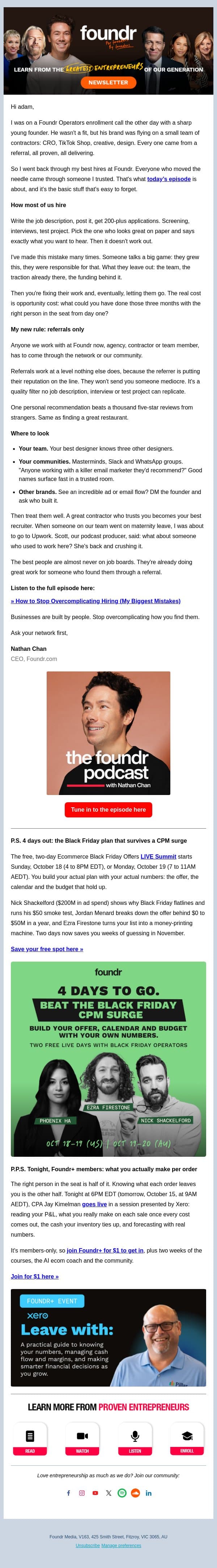 Why I've gone off job boards email from Life.Church Open Network screenshot