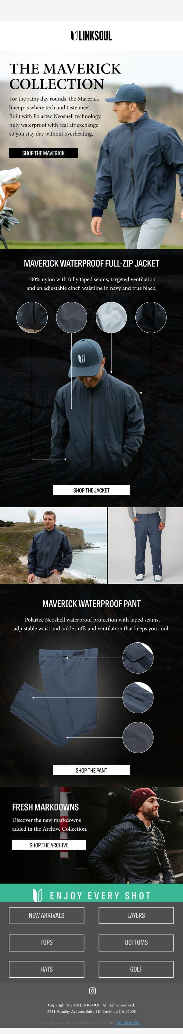 Made for the Rain email from Linksoul screenshot