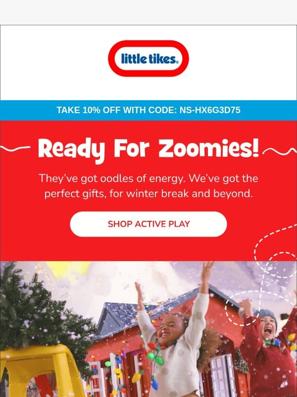 Must-Have Winter Toys ❄️✨ email from Little Tikes