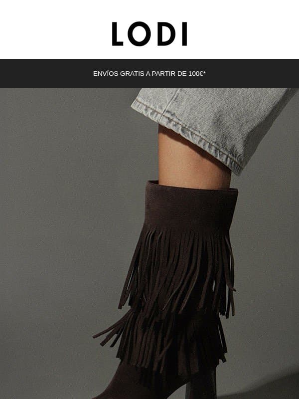 Botas con flecos que no pueden faltar en tu armario email from Lodi Shoes