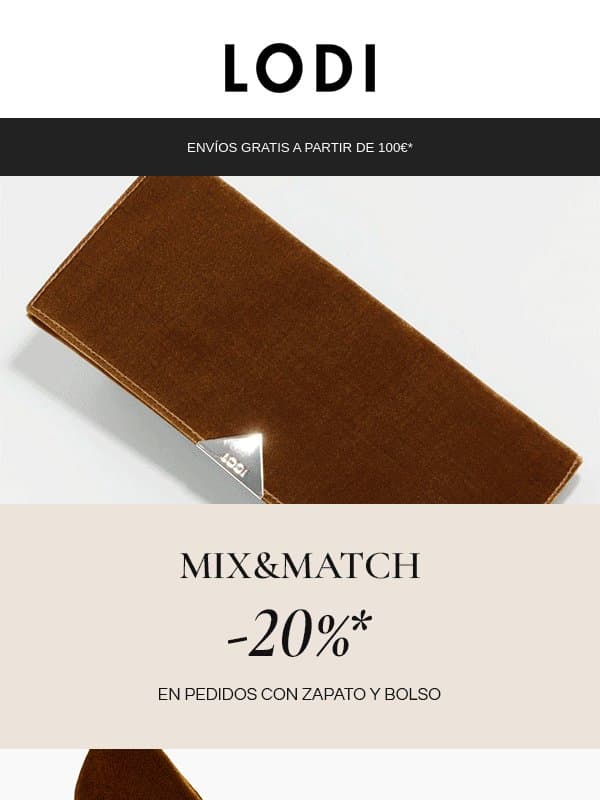 Zapato y bolso a juego con -20% de descuento email from Lodi Shoes