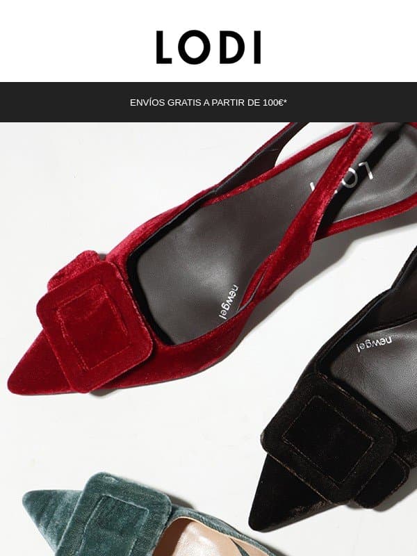 Terciopelo: transforma tu look con nuevas texturas email from Lodi Shoes