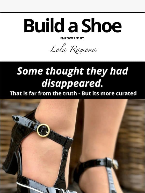 Some thought they had disappeared. email from Lola Ramona