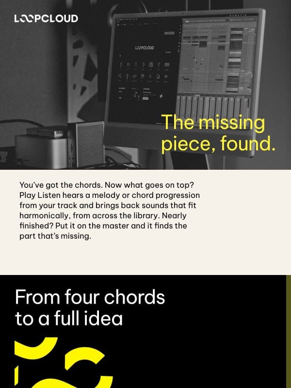Find the sound your track needs email from Loopmasters