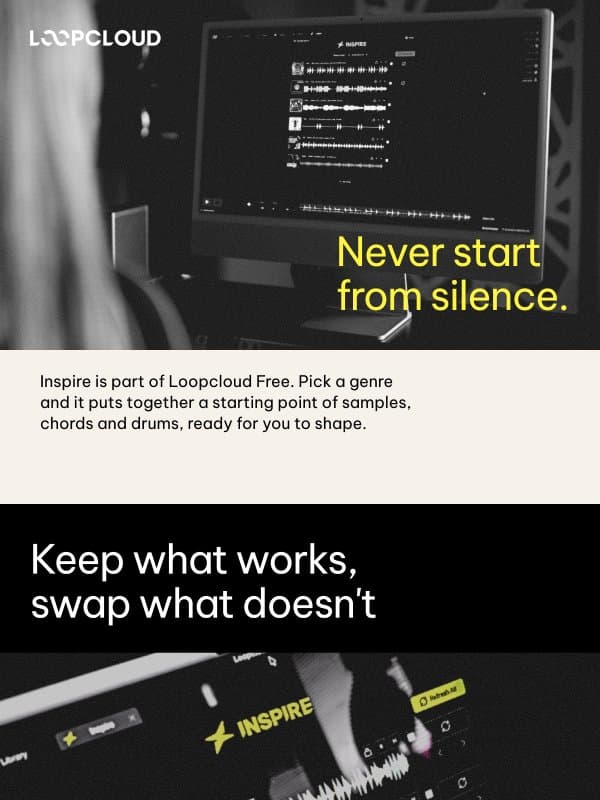 Your free Inspire sessions are waiting email from Loopmasters