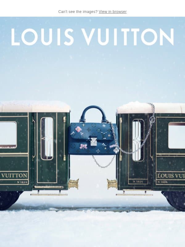 Early Access: Vivienne Winter Holiday email from Louis Vuitton
