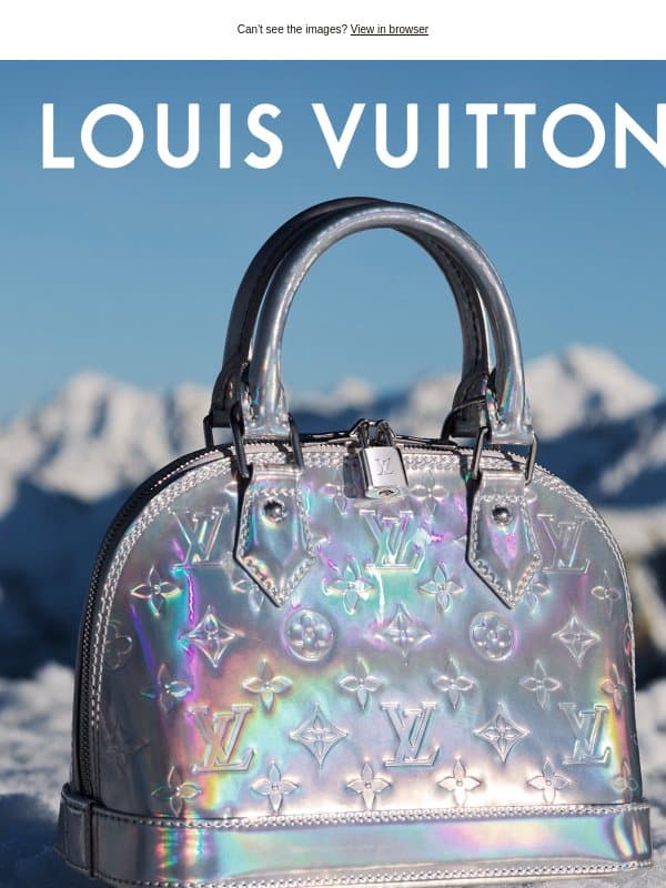 Introducing Monogram Miroir Handbags email from Louis Vuitton