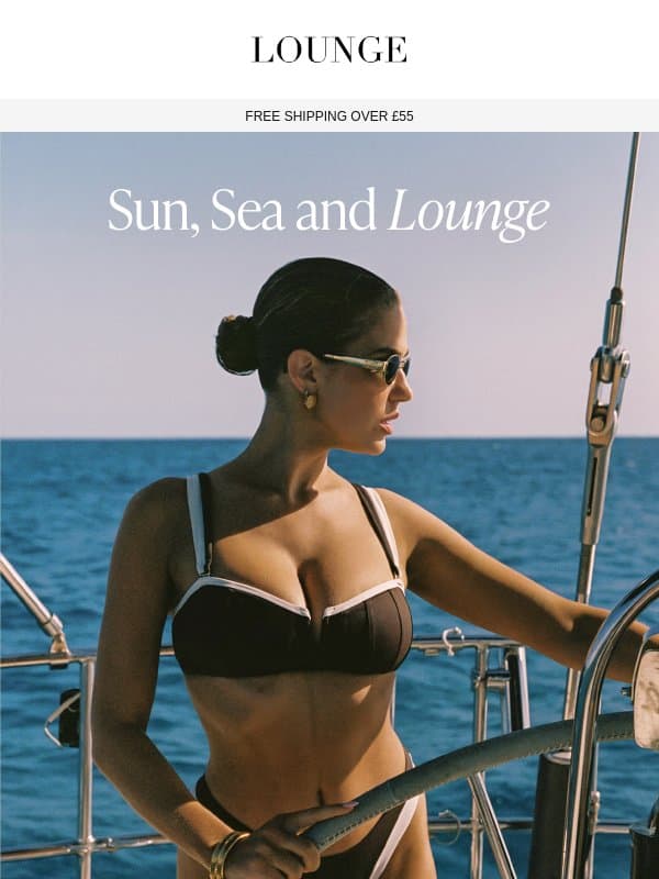 Summer starts here email from Lounge Underwear
