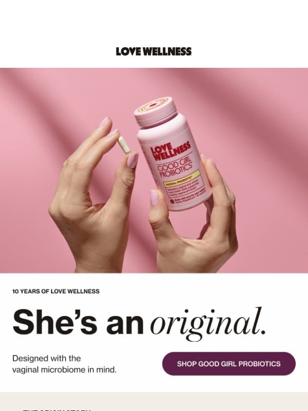 GOOD GENES email from Love Wellness
