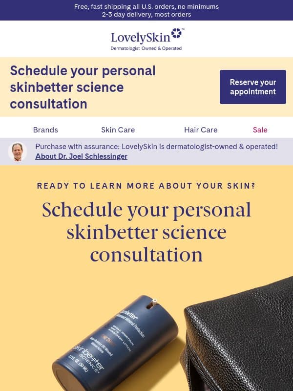 Get personalized skinbetter science recommendations on Sep 9: Spots are filling fast! email from LovelySkin