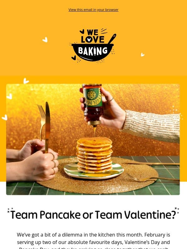 ๐ฅ๐A toss-up of two traditions + a limited edition collab! email from Lyle's Golden Syrup