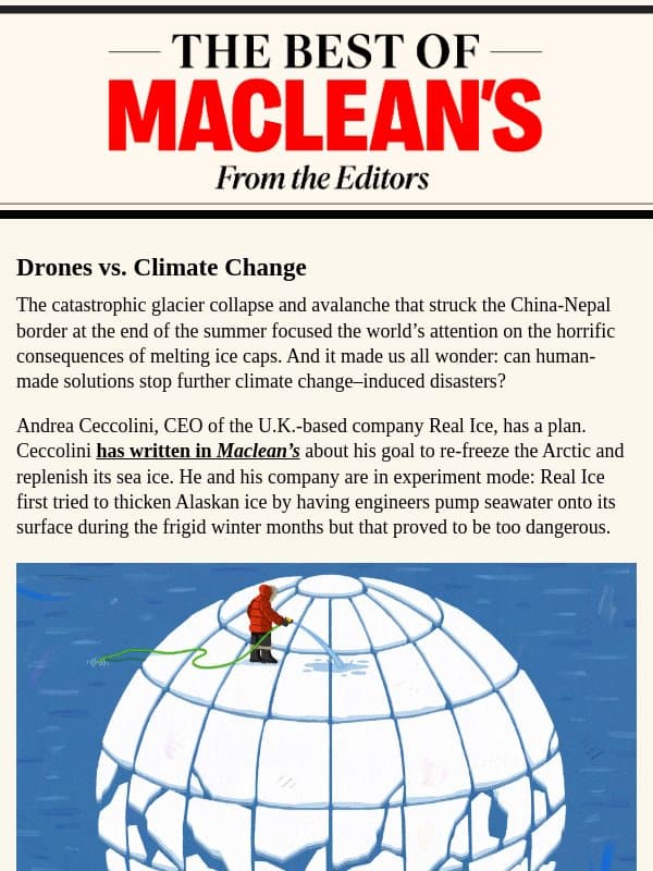 How to Re-Freeze the Arctic email from Maclean's