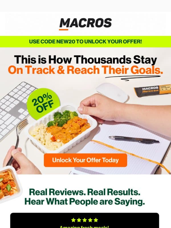 Smash Your Macros & Your Savings 🔥 email from Macros