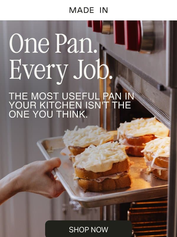 Not Just for Baking email from Made In