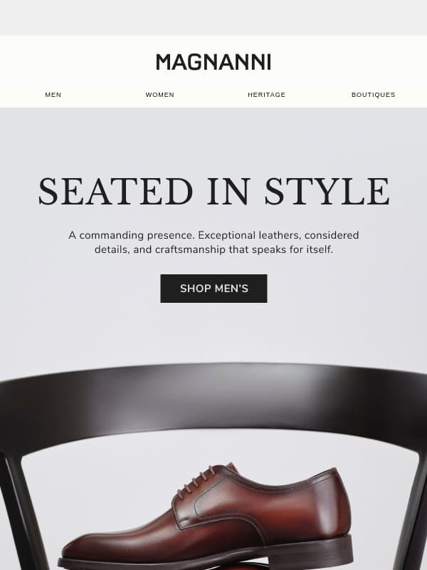 FW26 | A Commanding Presence email from Magnanni
