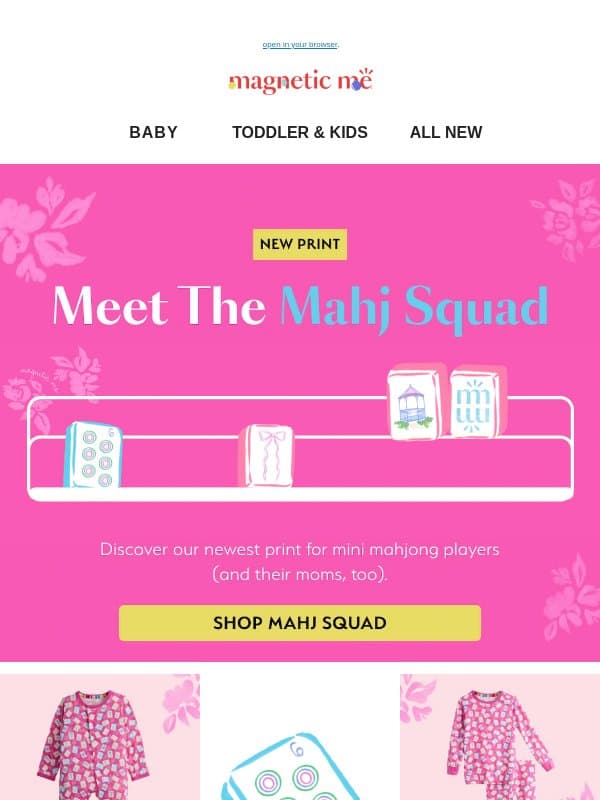 New for mahjong night 🀄 email from Magnetic Me