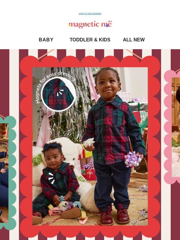 Matching moments, made for the camera email from Magnetic Me