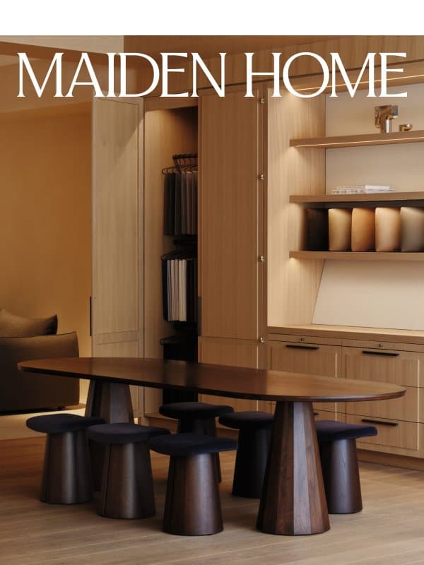 An Invitation to Visit our Flagships email from Maiden Home