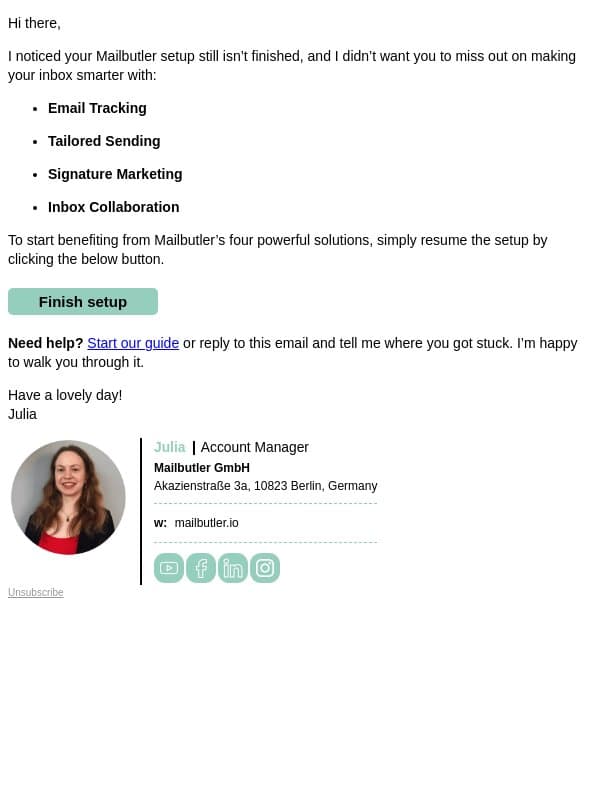 Unlock the power of your inbox! email from MailButler