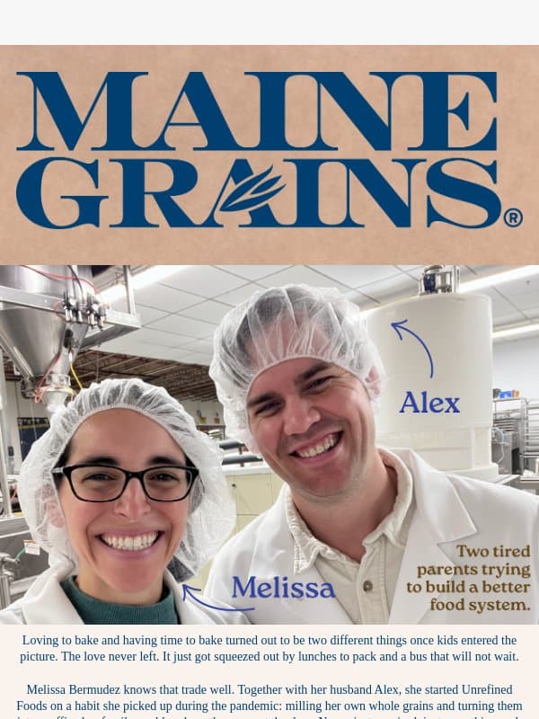 A lunchbox fix, a five-minute breakfast, and a slow one. email from Maine Grains