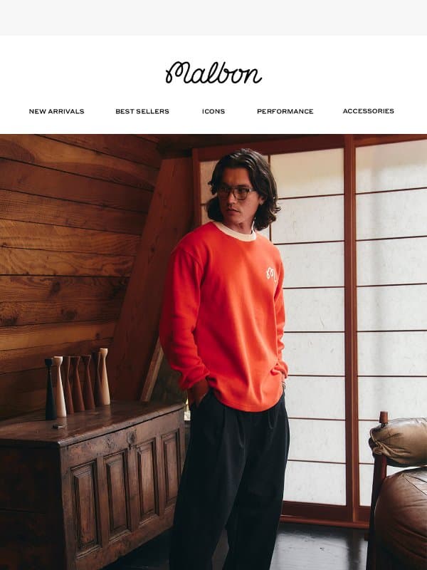 The Art of Pairing email from Malbon Golf